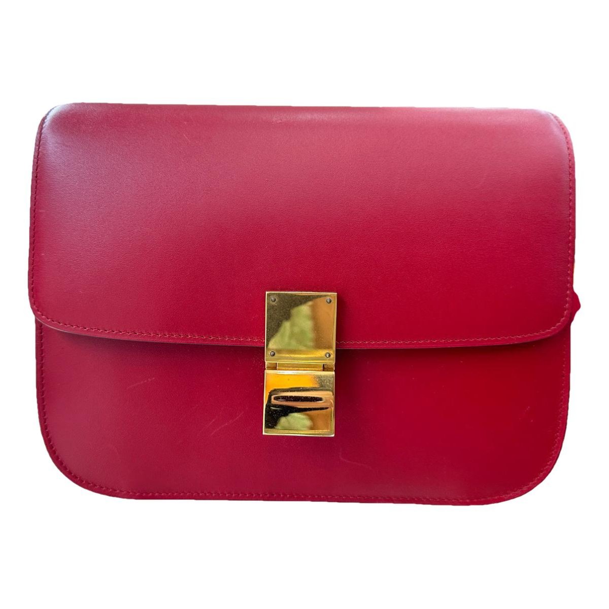 Classic leather crossbody bag