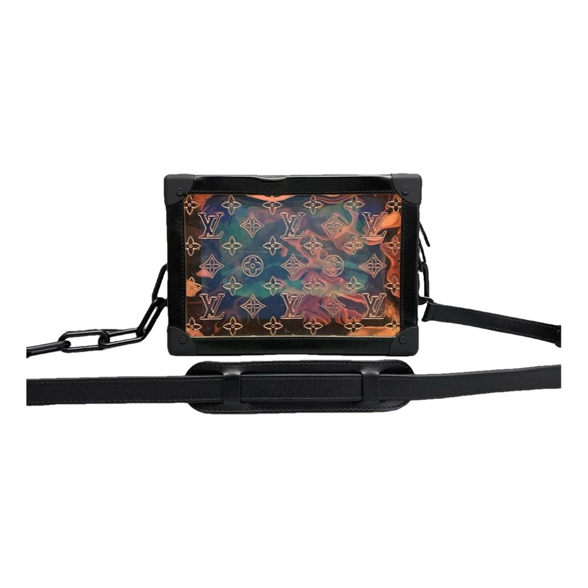 Pochette Trunk leather handbag