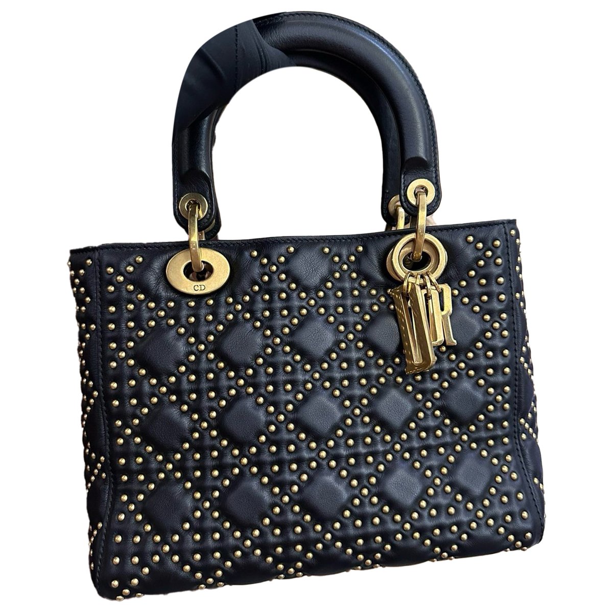 Lady Dior leather handbag