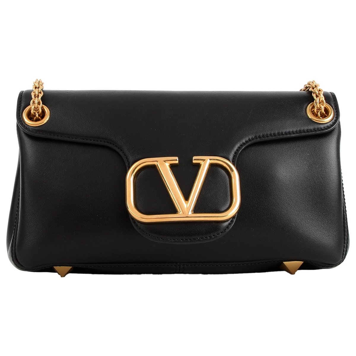 Stud Sign Hobo leather crossbody bag