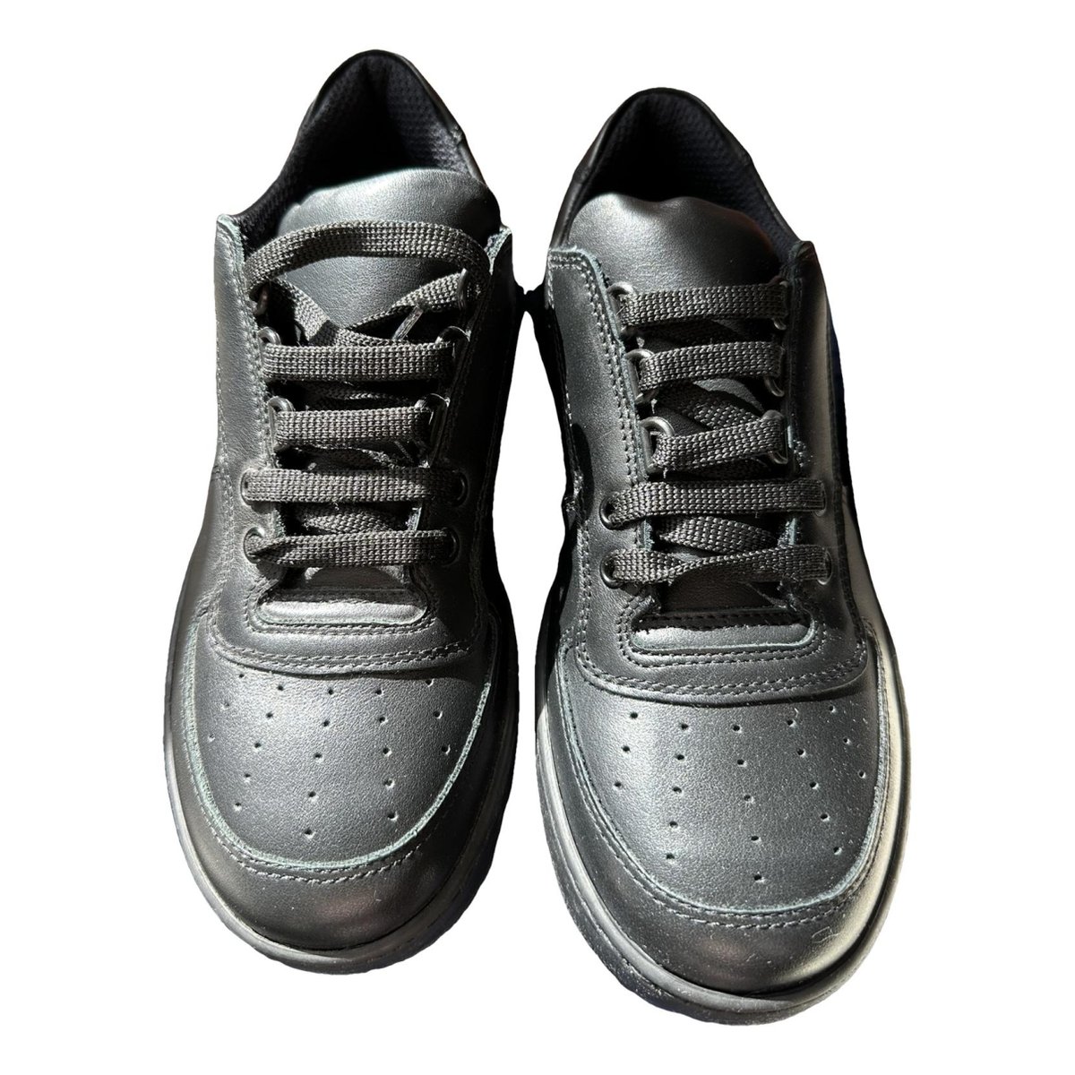 Steffey leather trainers