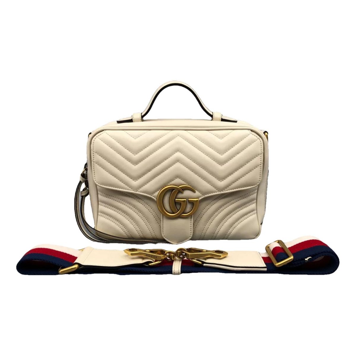 GG Marmont Flap leather handbag