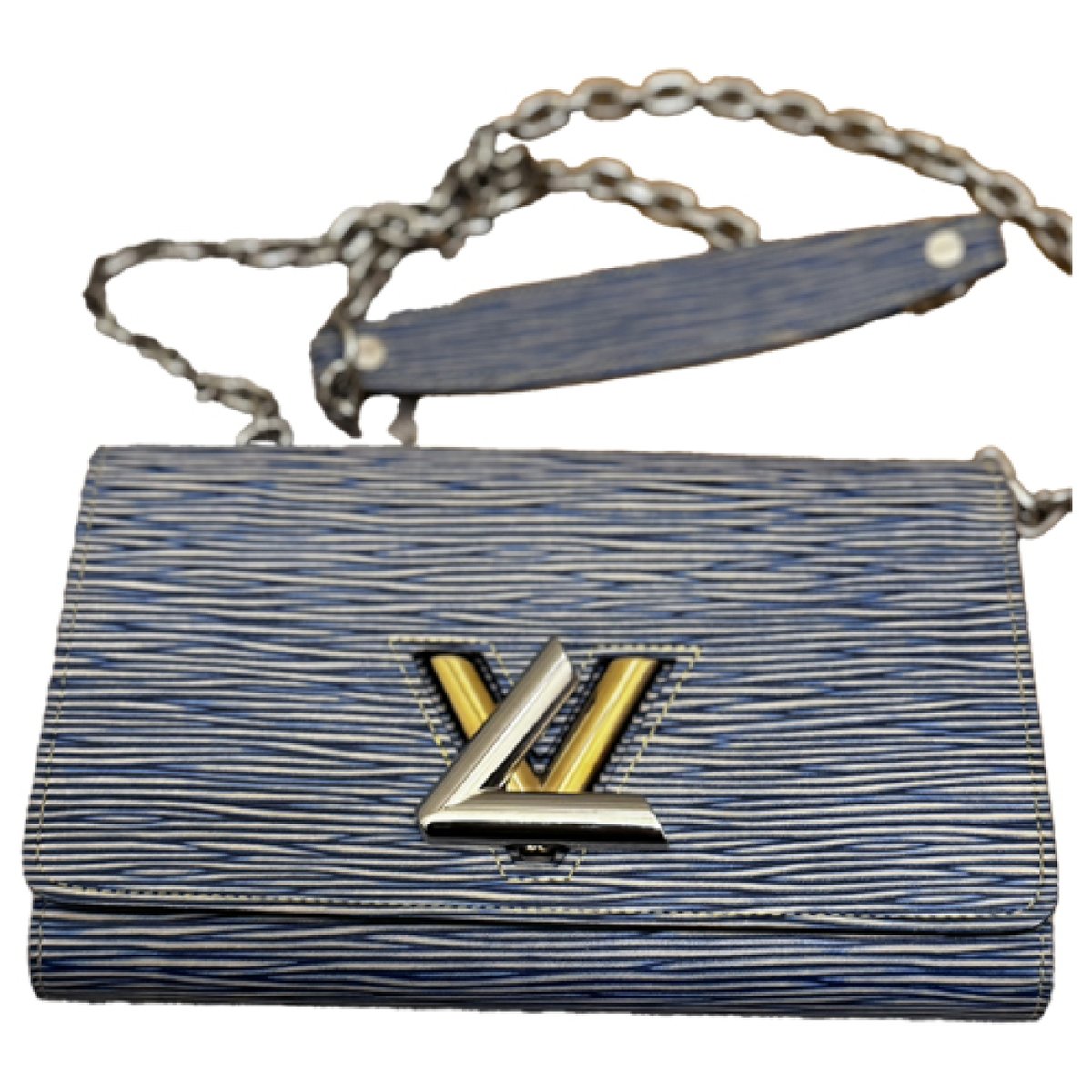 Twist leather crossbody bag