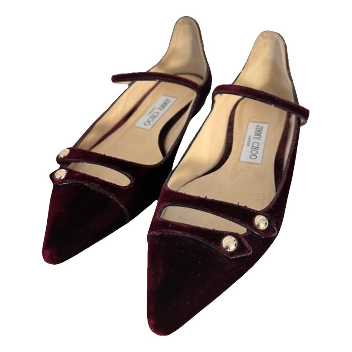 Lucy velvet ballet flats
