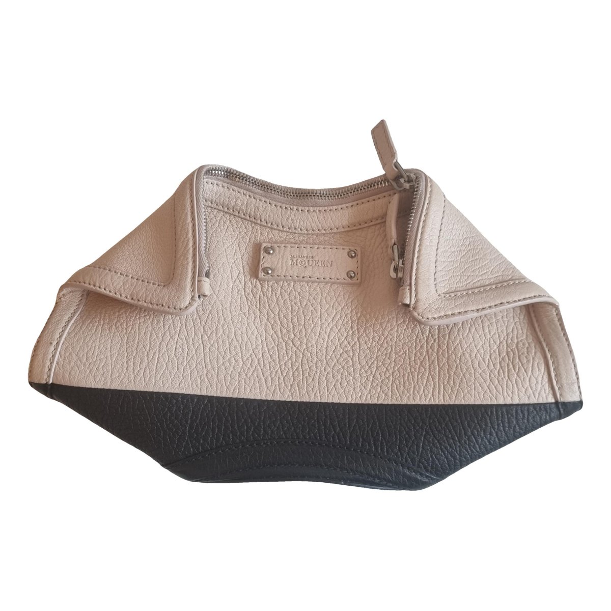 Manta leather clutch bag