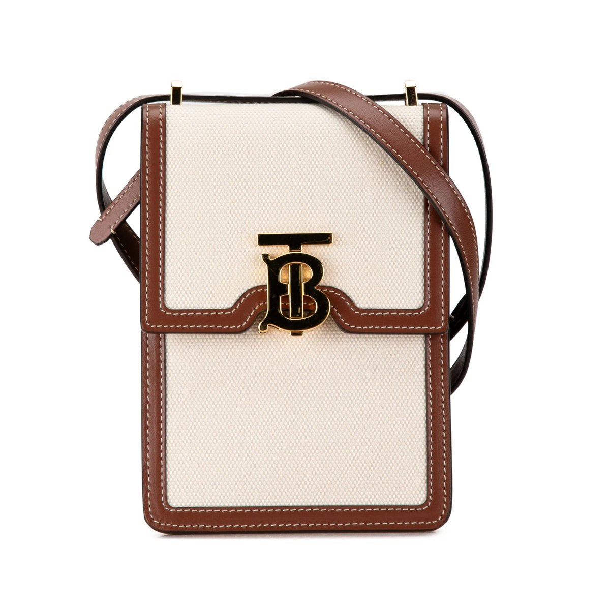 TB leather crossbody bag