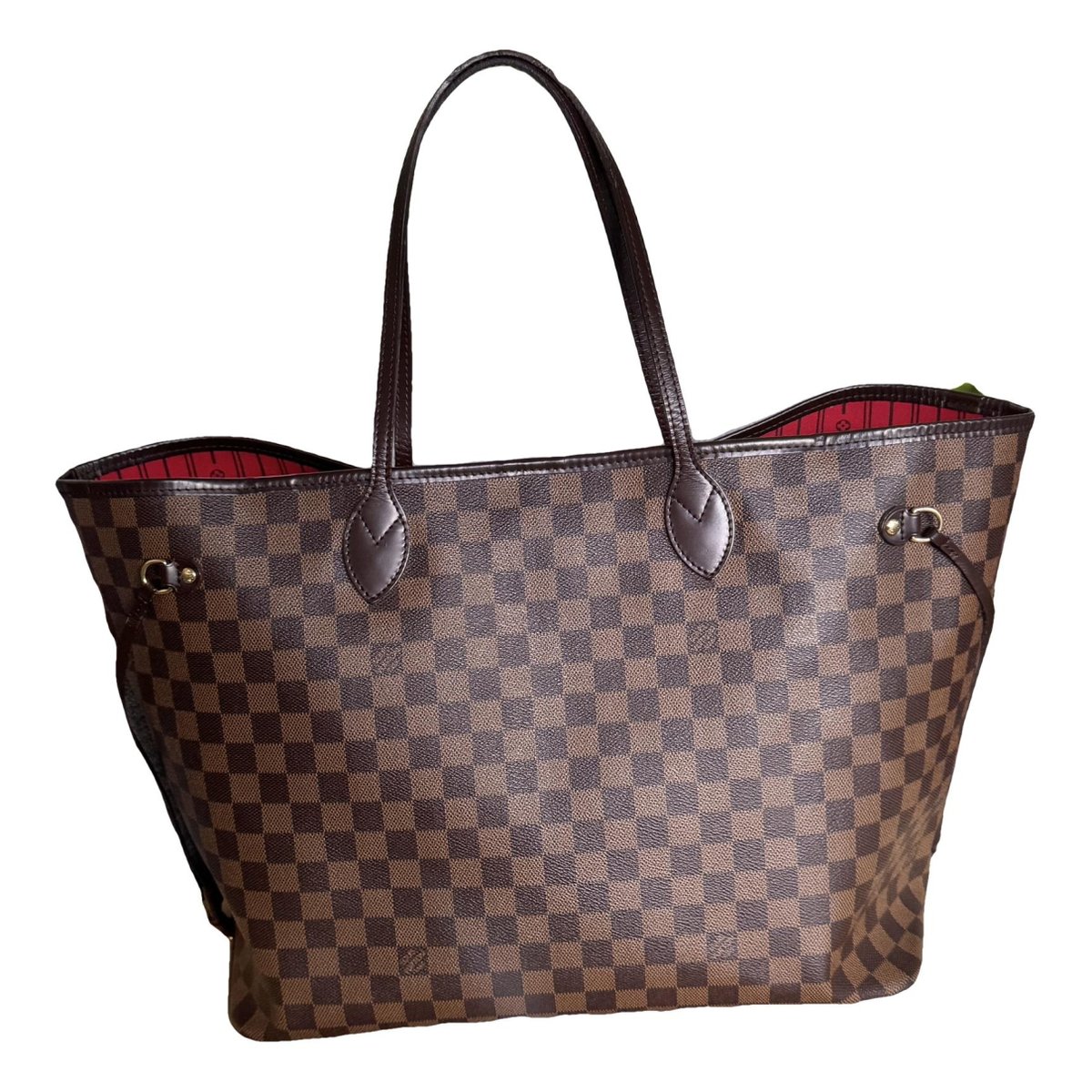 Neverfull linen handbag