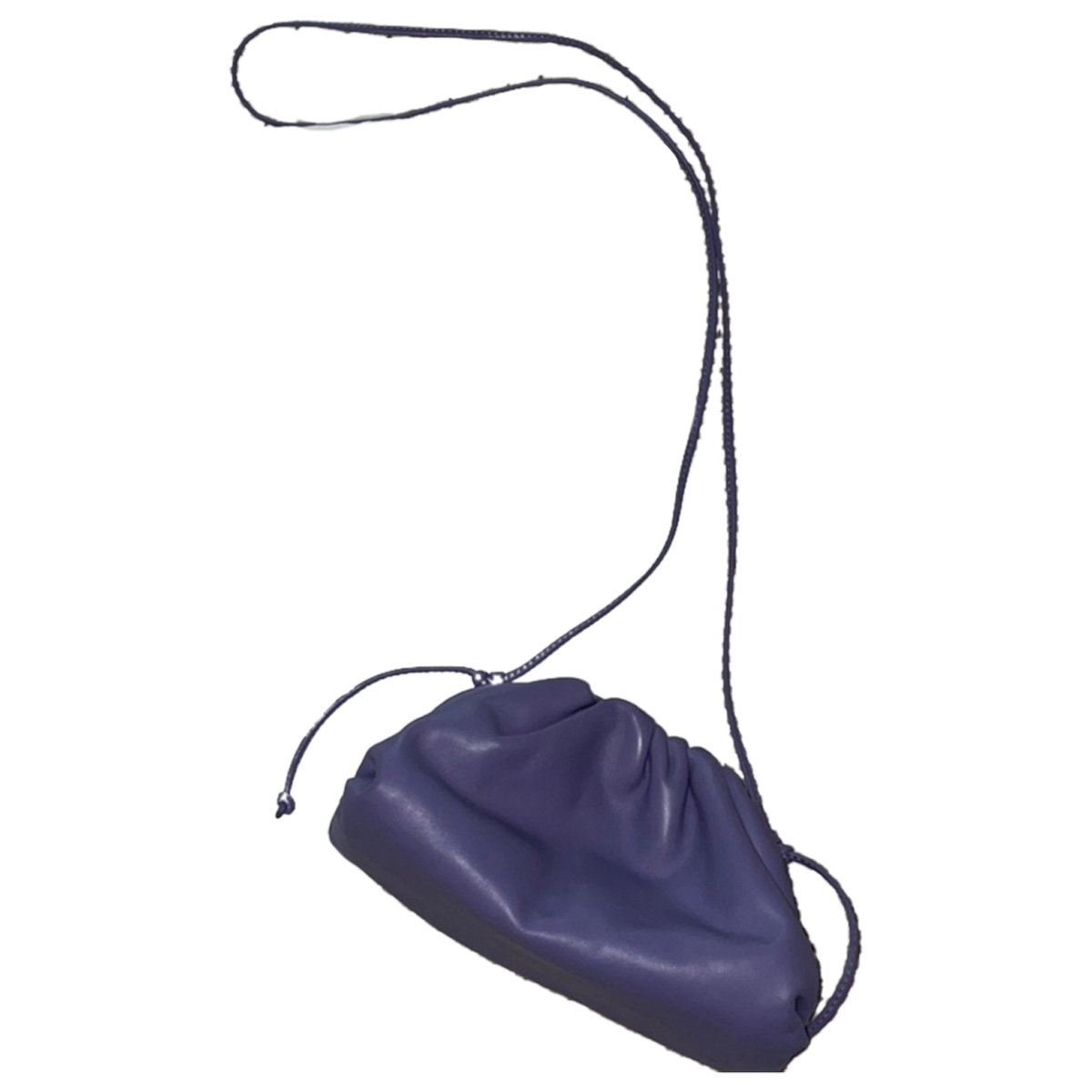 Pouch leather clutch bag