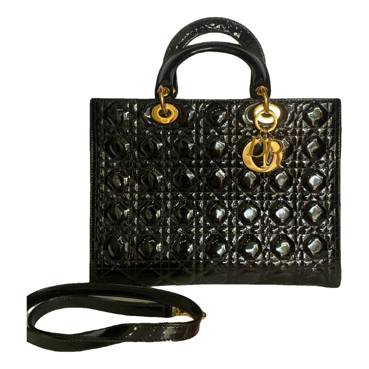 Lady Dior leather handbag