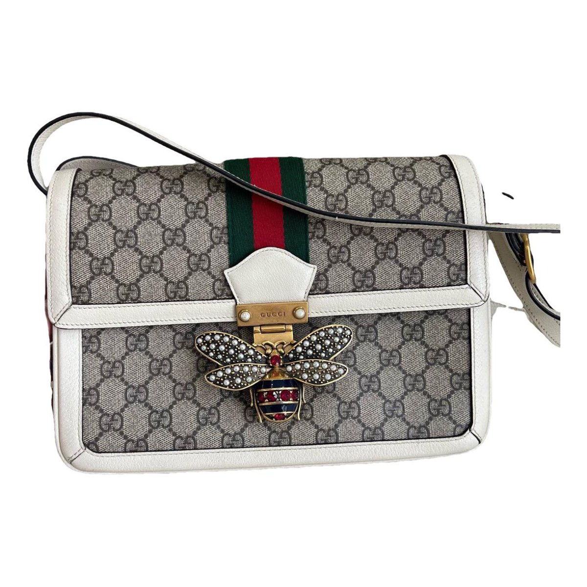 Queen Margaret vinyl handbag