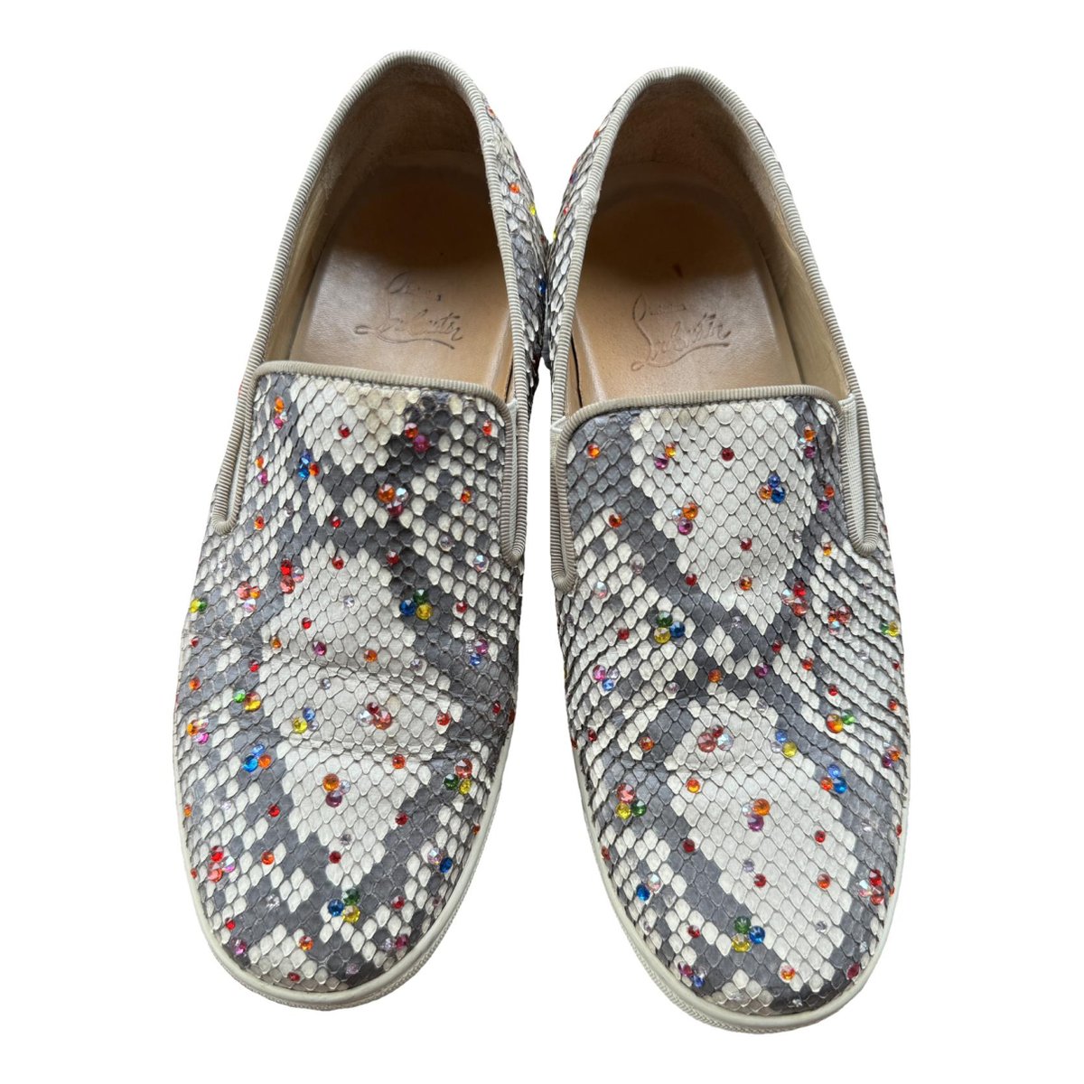 Roller Boat leather trainers