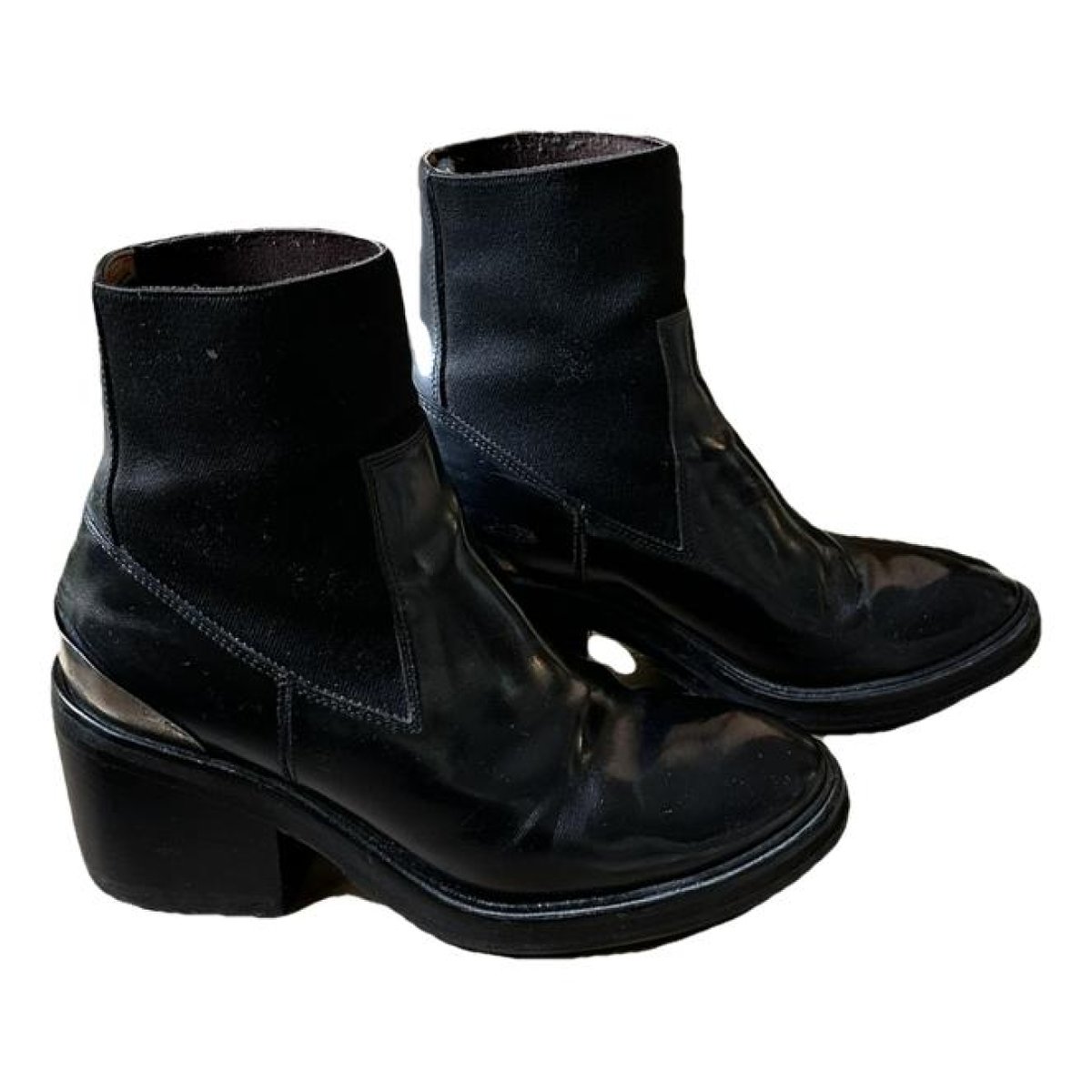 Dion leather biker boots