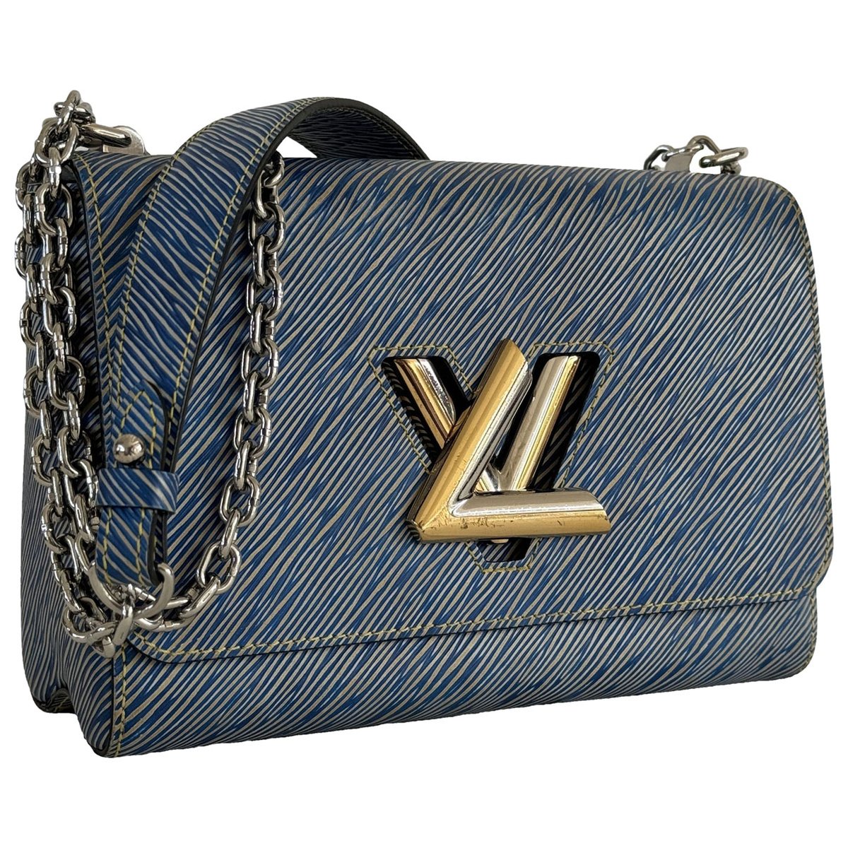 Twist leather crossbody bag