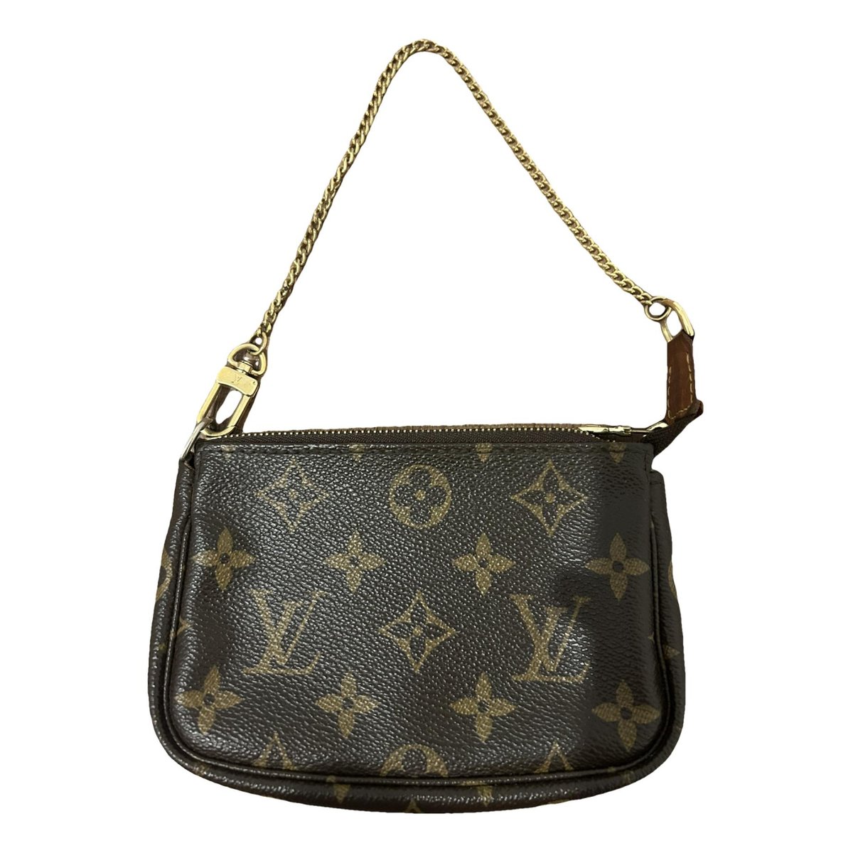 Félicie leather clutch bag