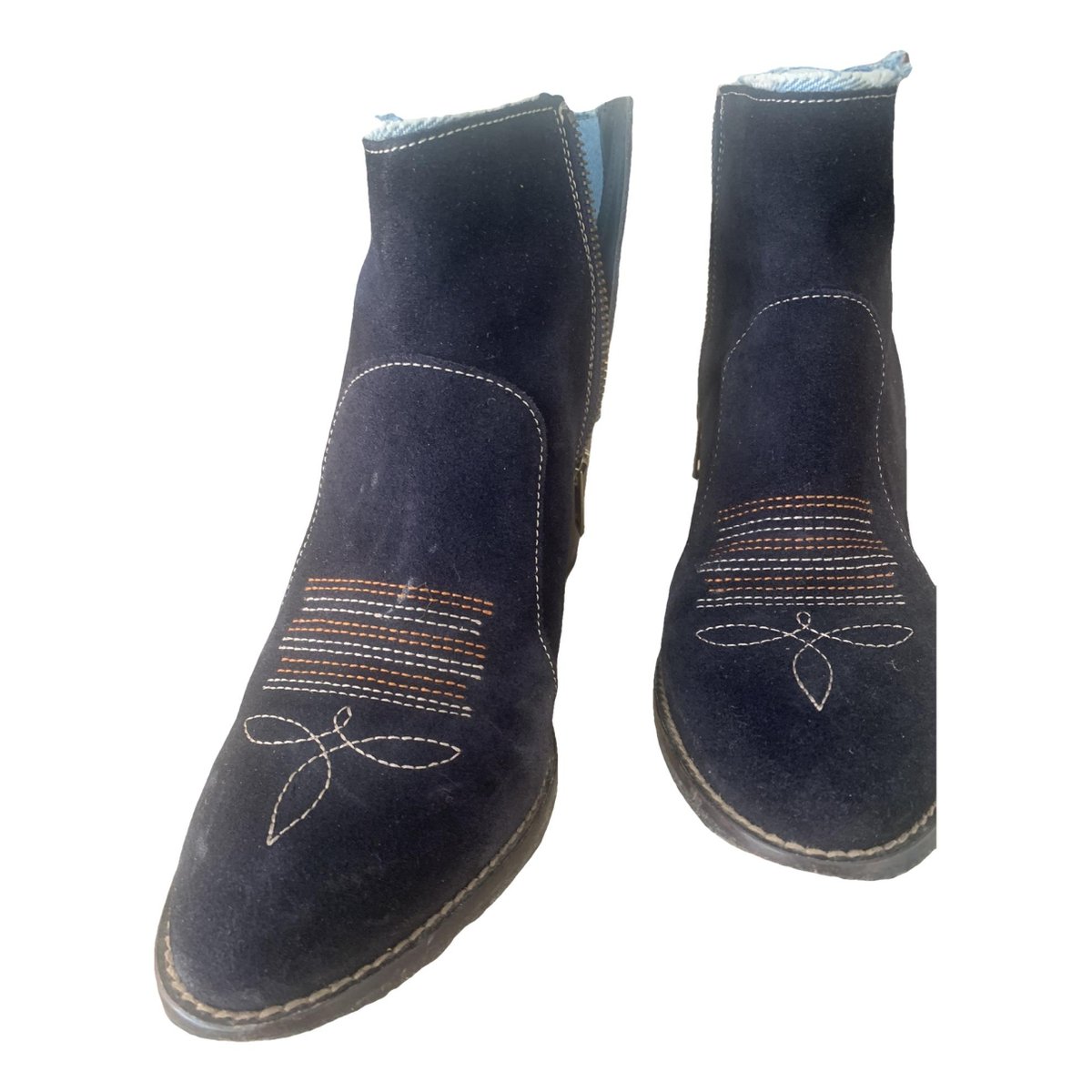 Cara leather cowboy boots