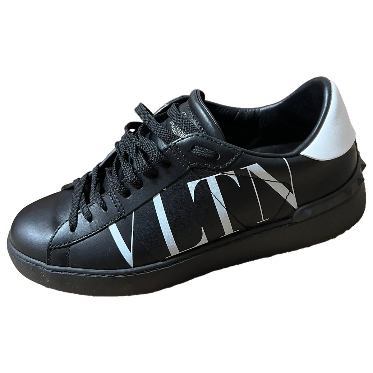 Open VLTN leather trainers