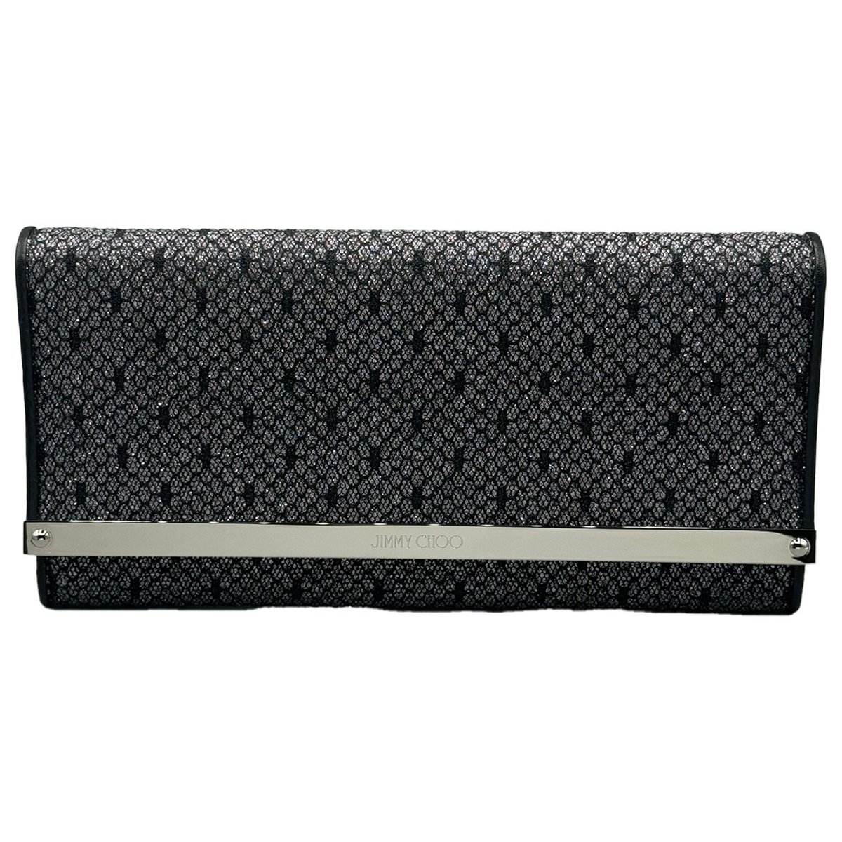 Celeste glitter clutch bag