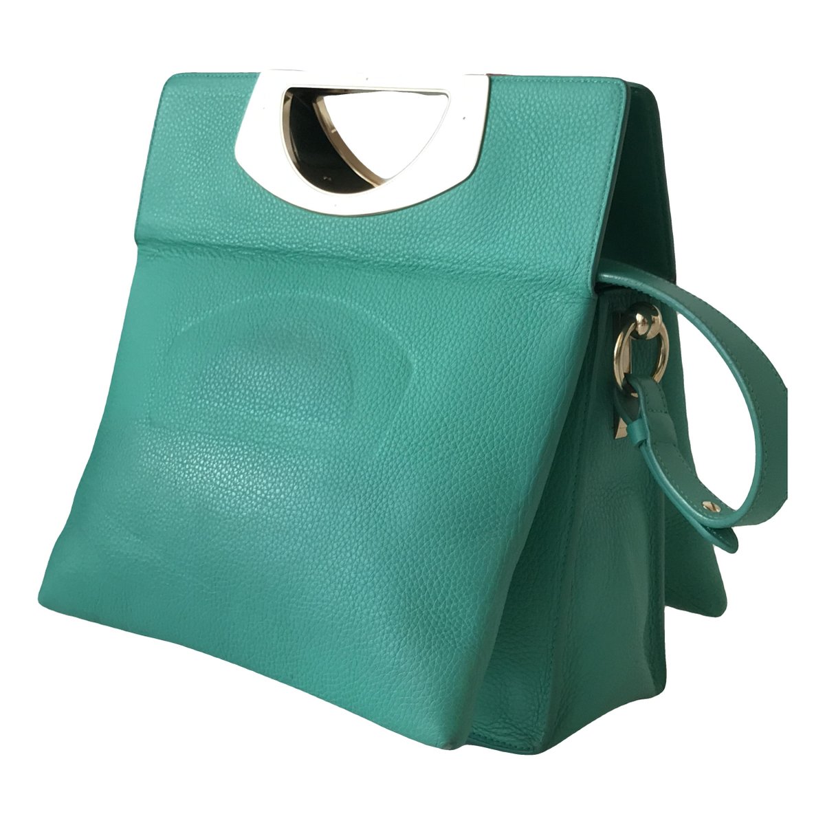Passage leather handbag