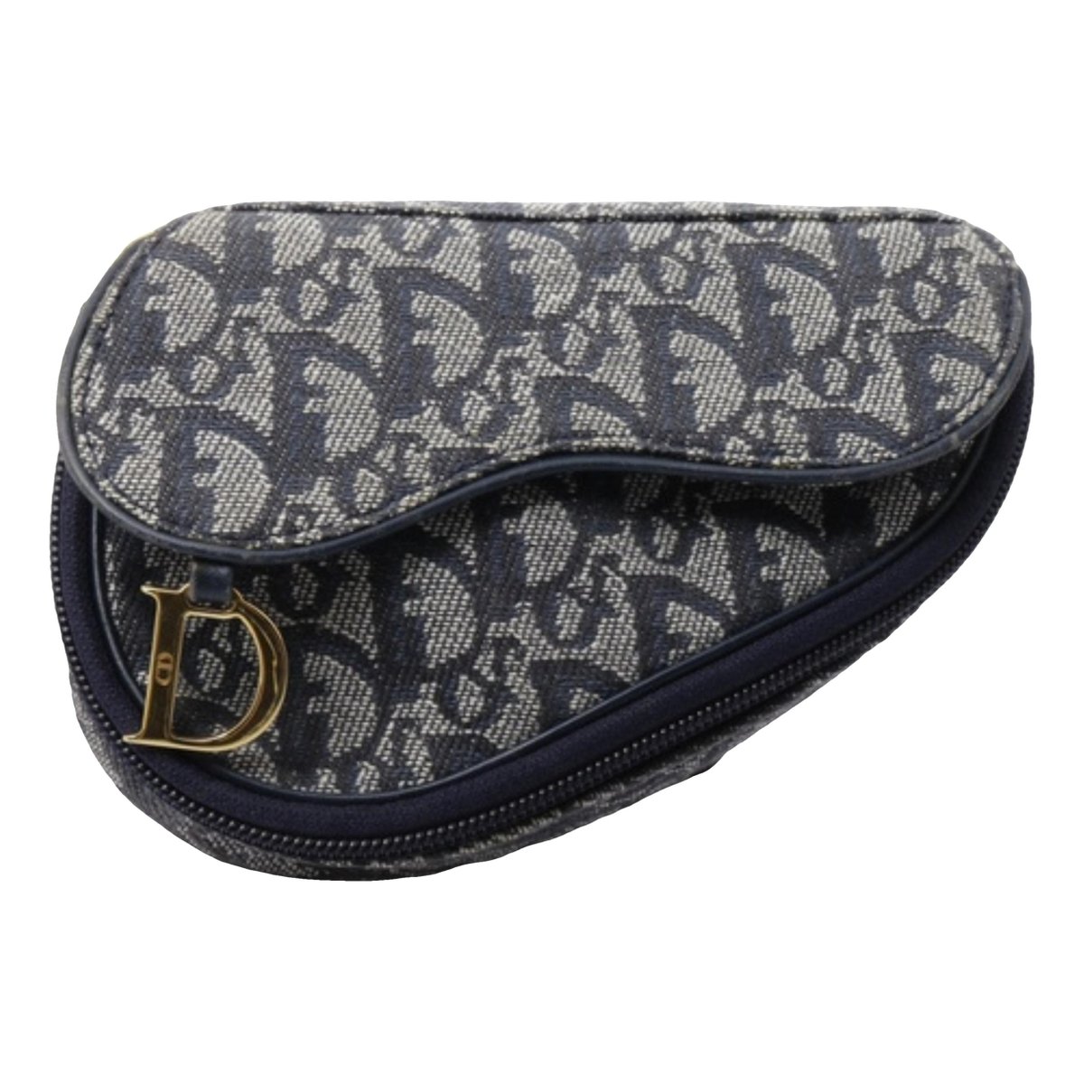 Saddle clutch bag