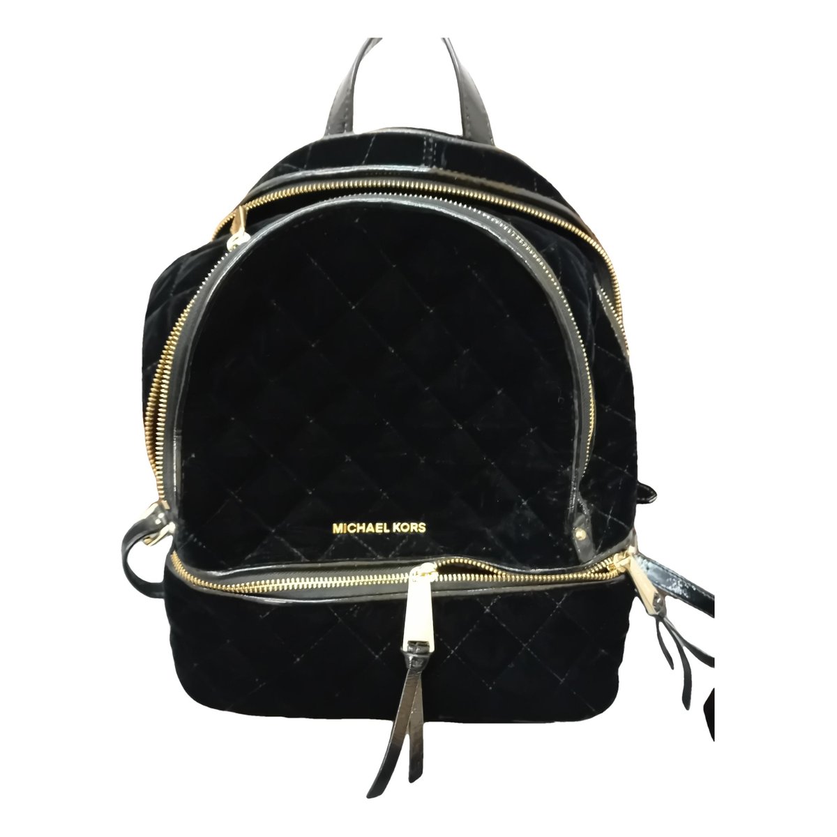 Abbey velvet backpack