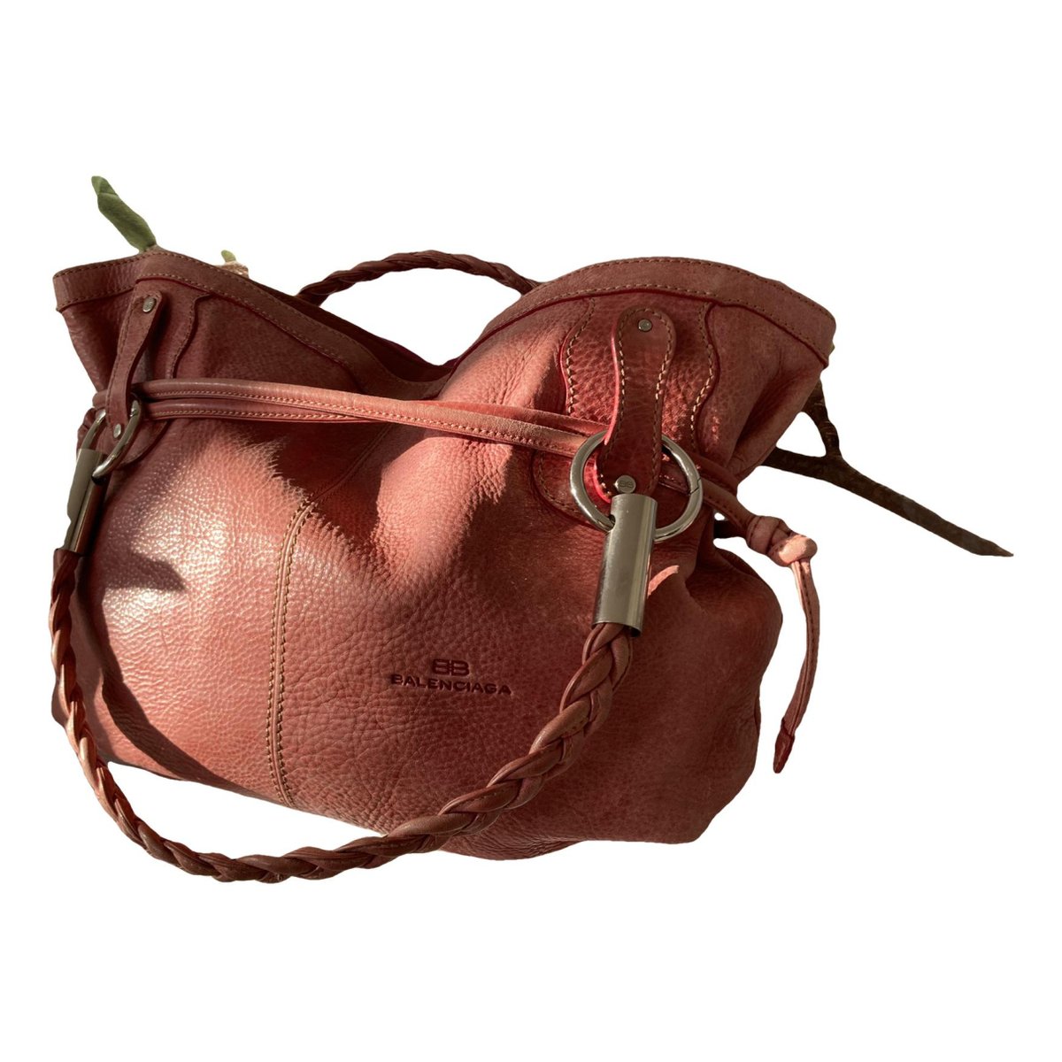 First leather handbag