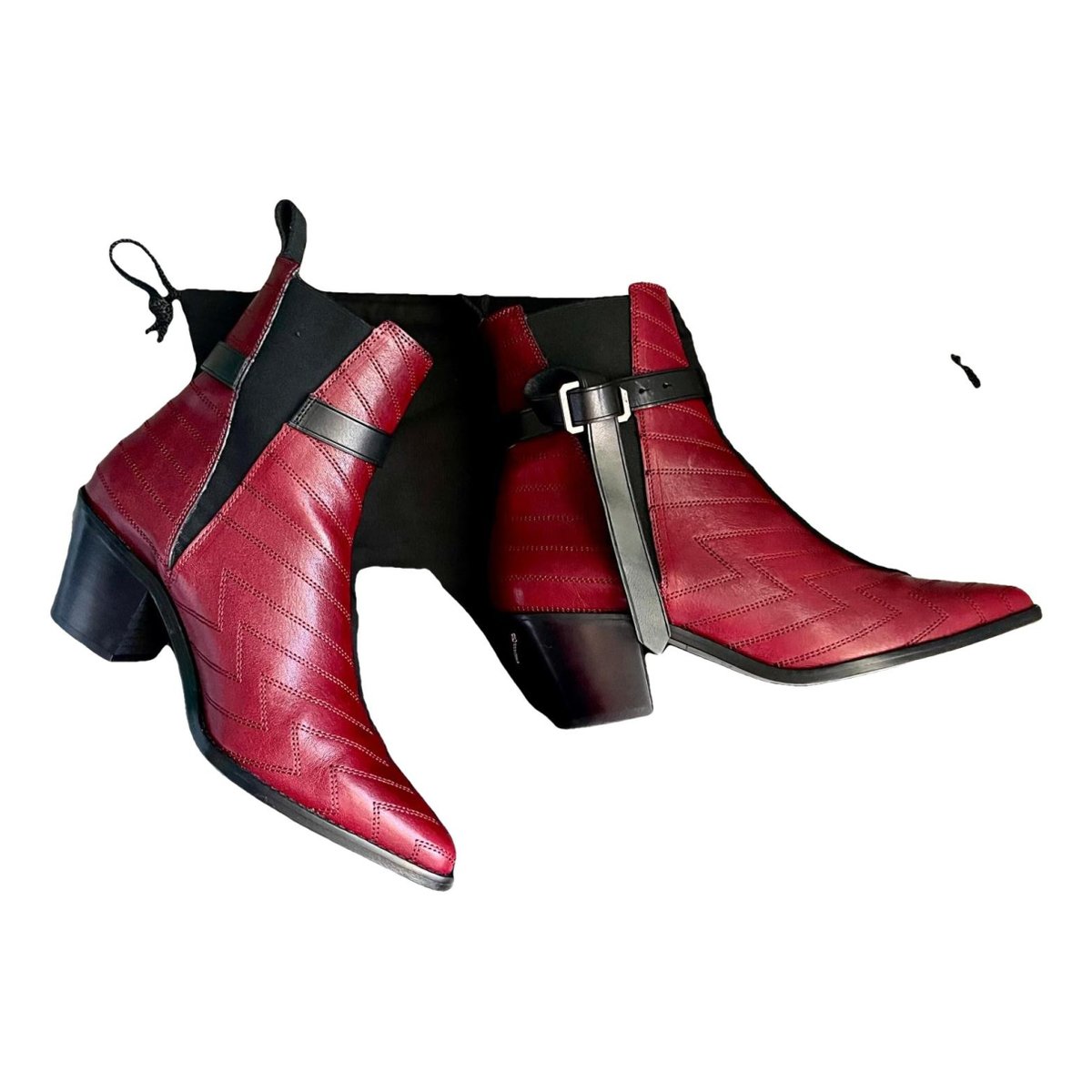 Abby leather western boots