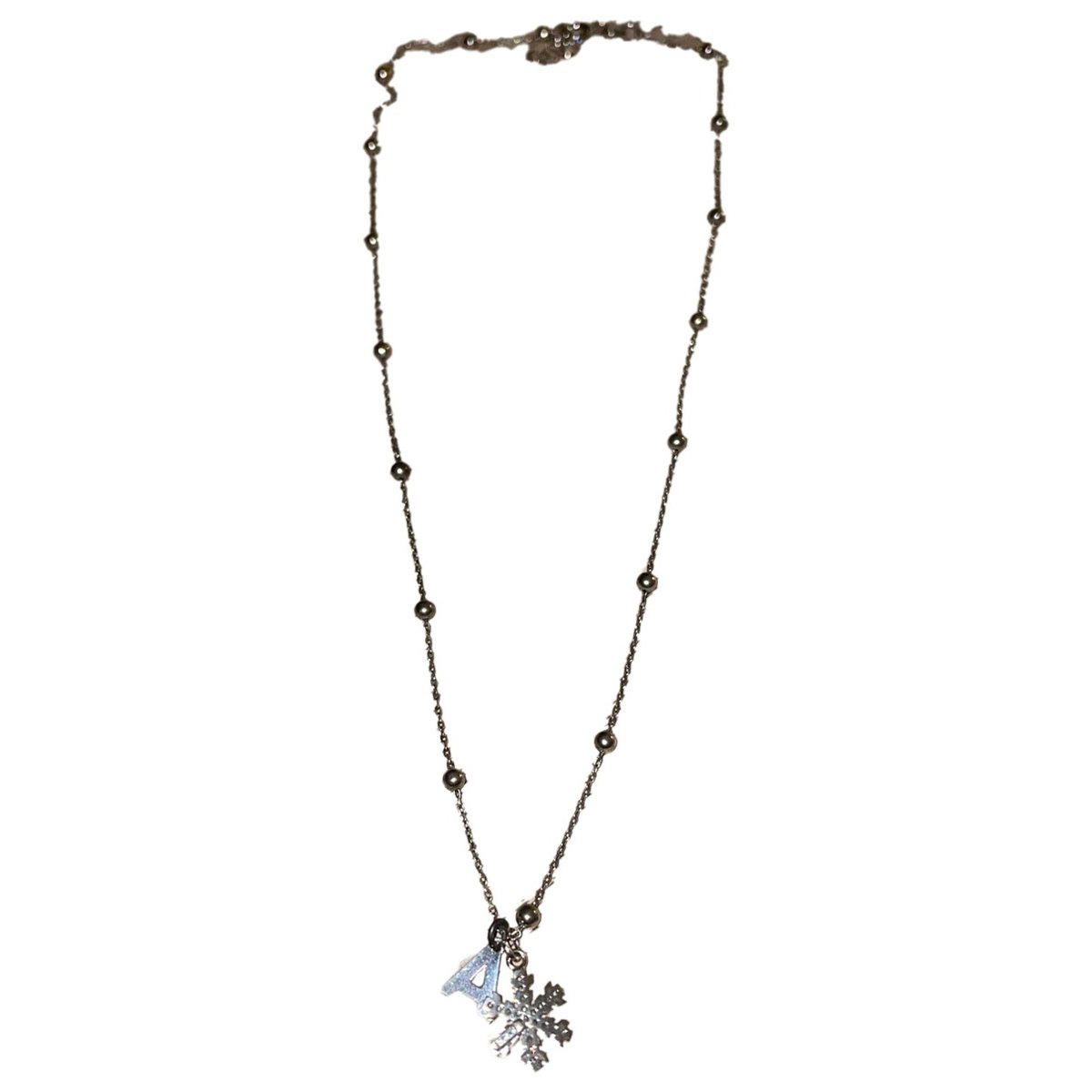 Motifs Etoiles silver necklace