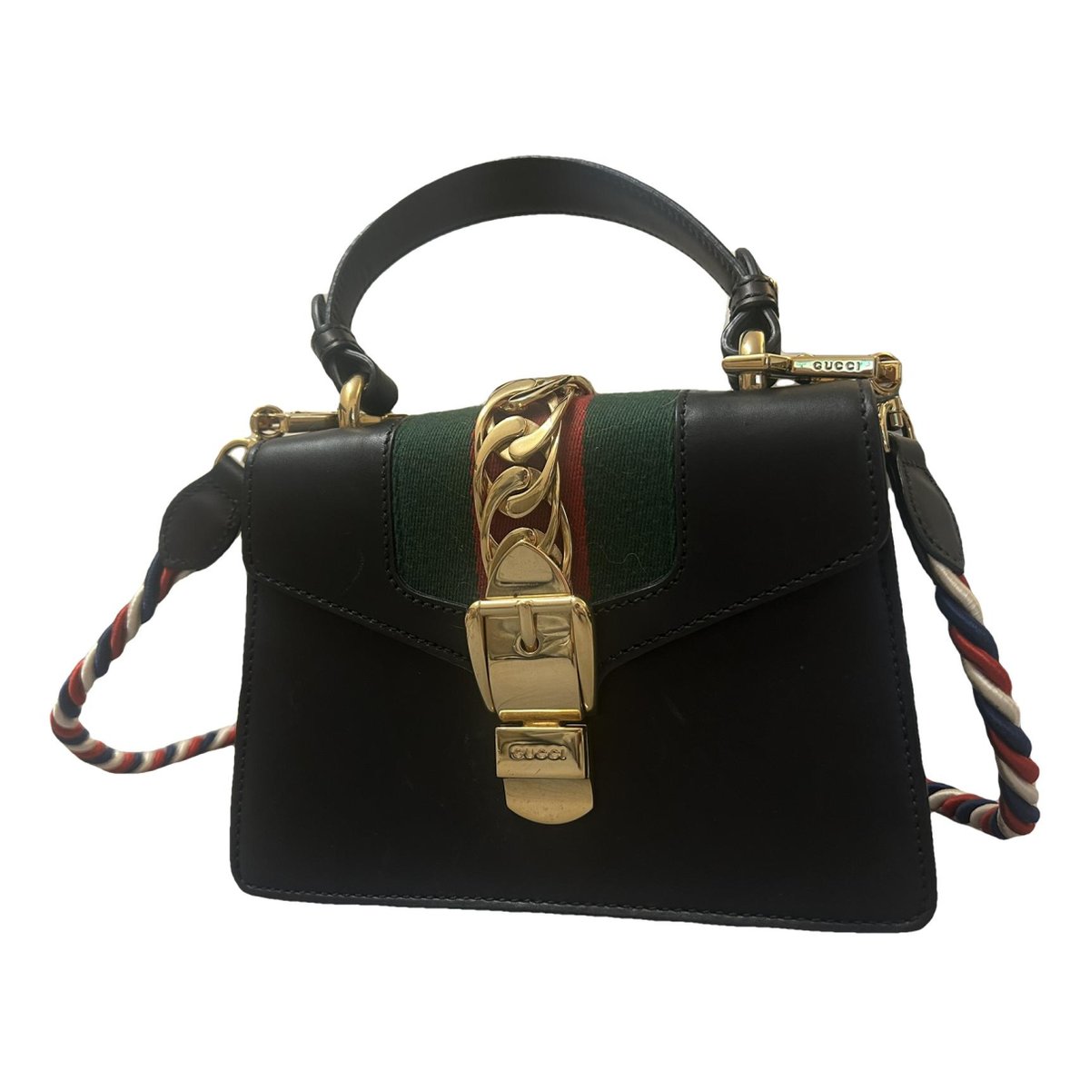 Sylvie Top Handle leather handbag