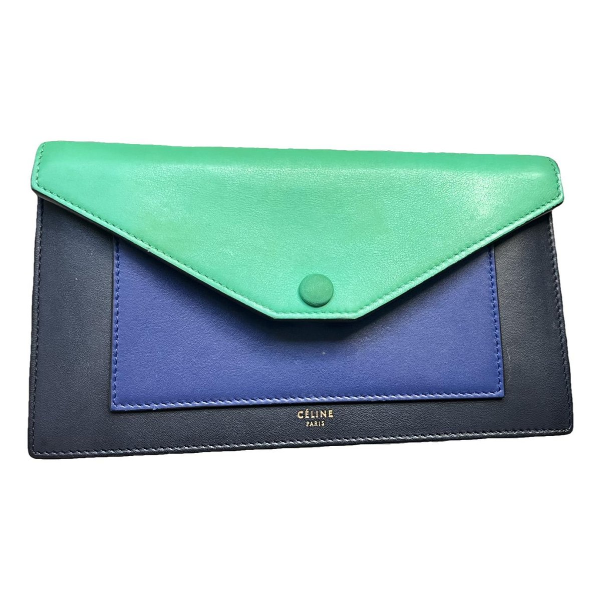 Diamond Clutch leather handbag