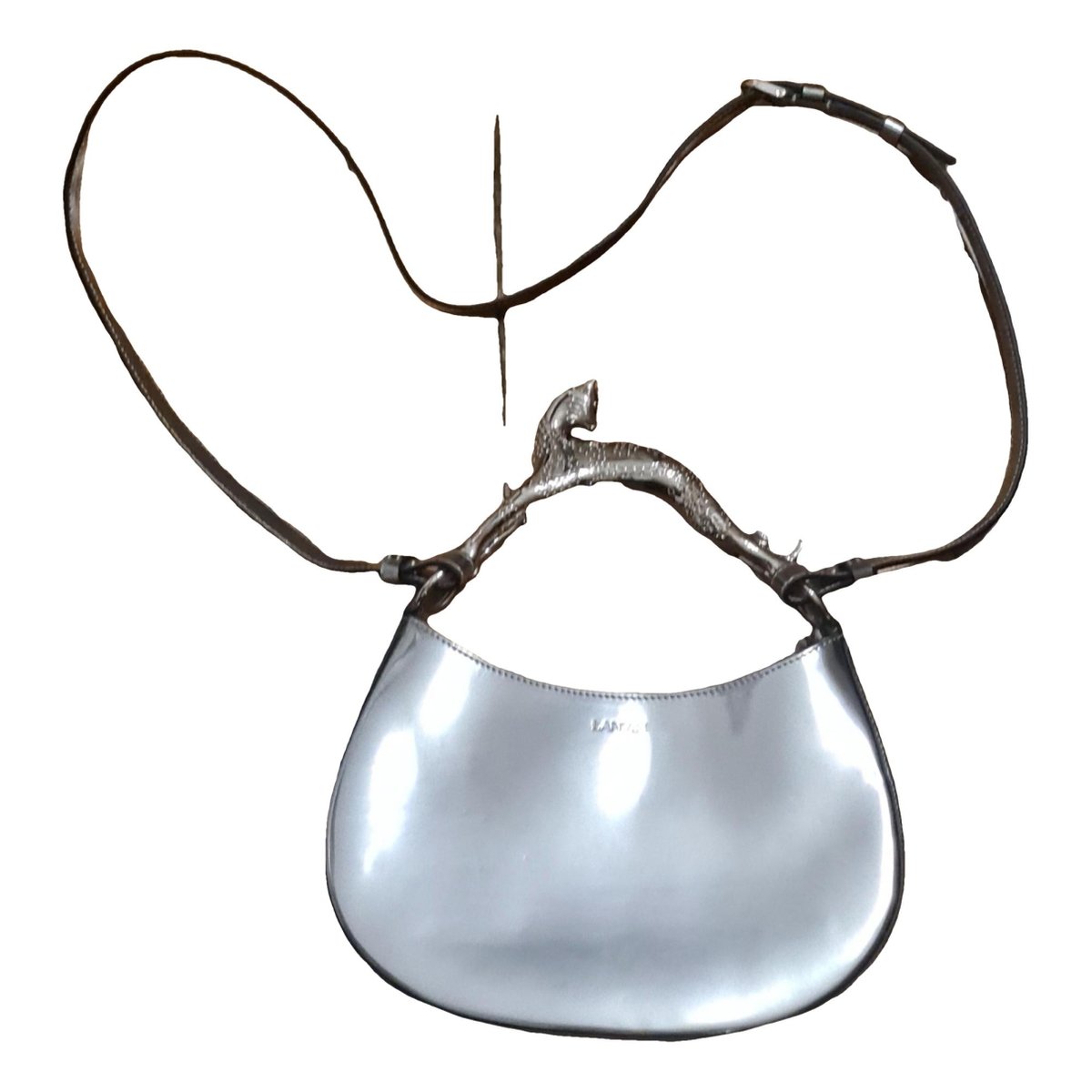 Pencil Chat patent leather handbag