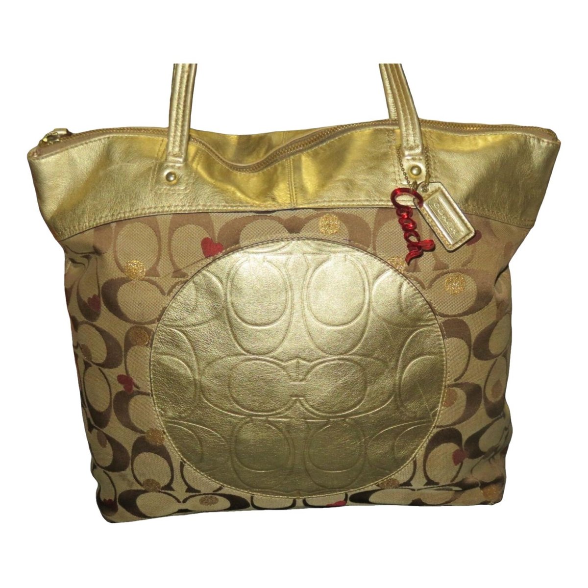 Abby duffle leather tote