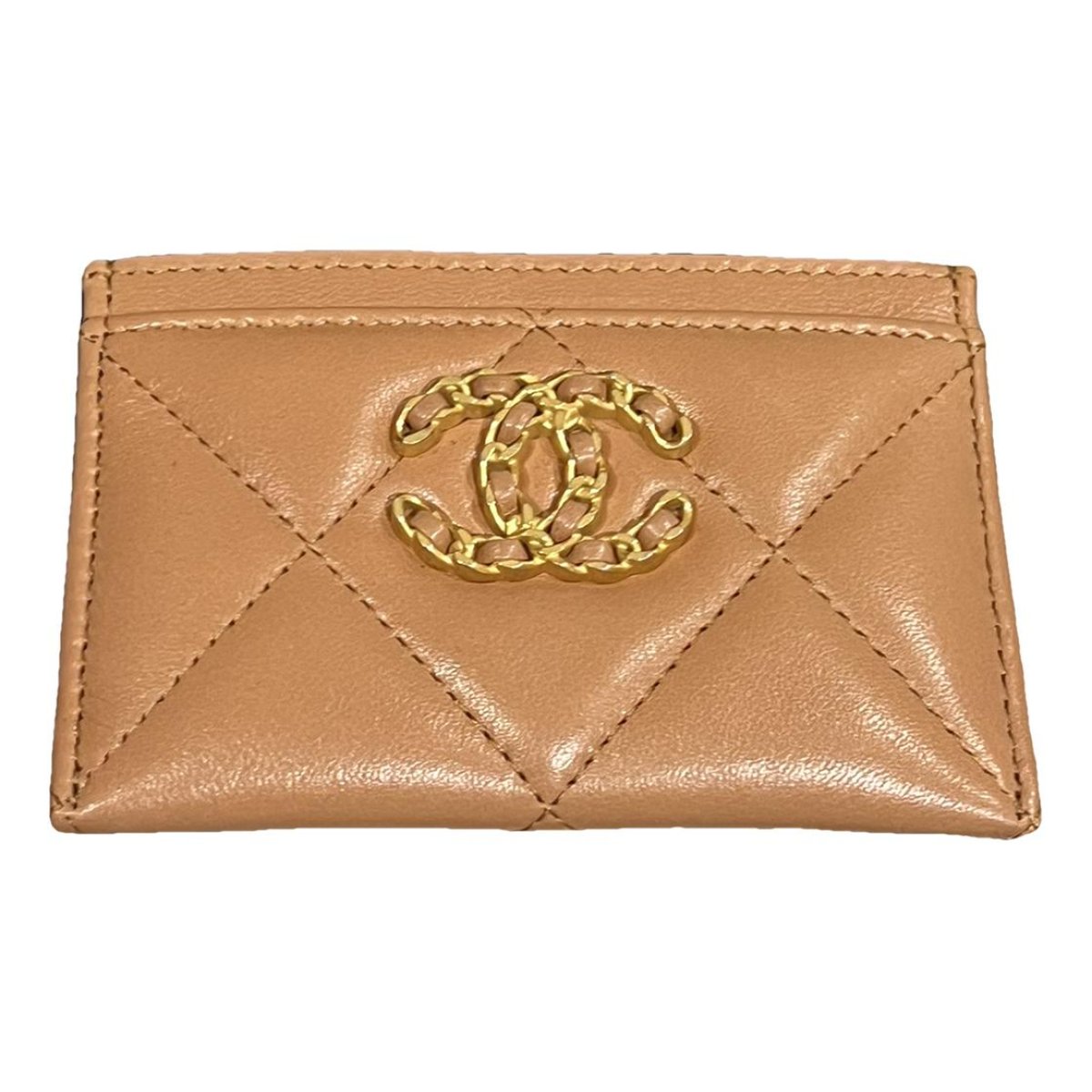 Chanel 19 leather card wallet