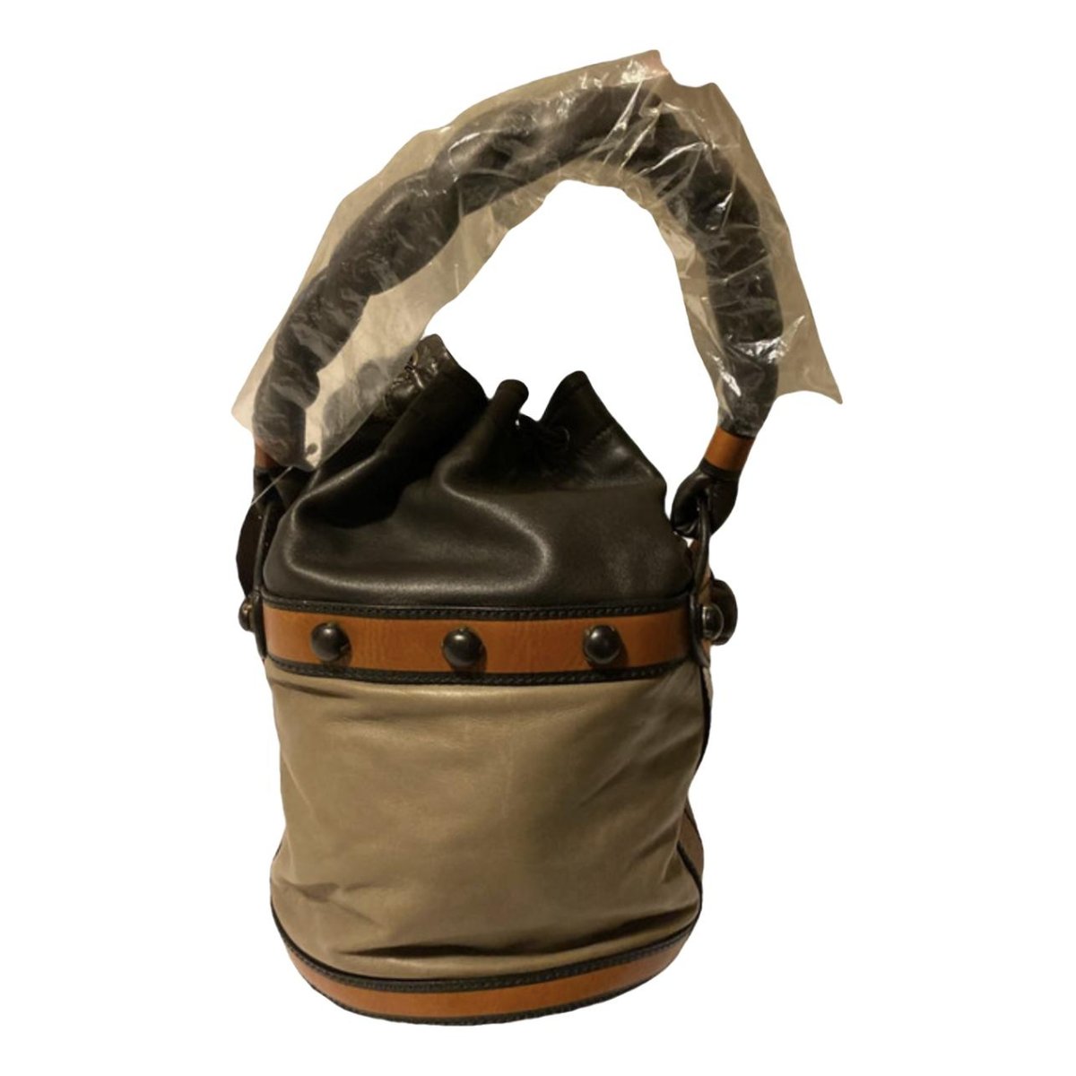 Palazzo Bucket leather handbag