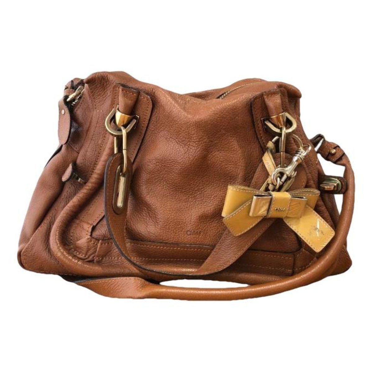 Aby Lock leather handbag