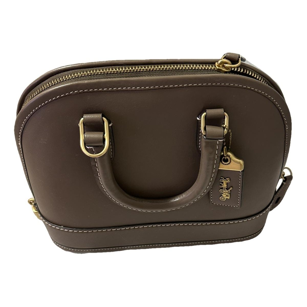 Cartable mini sierra leather clutch bag