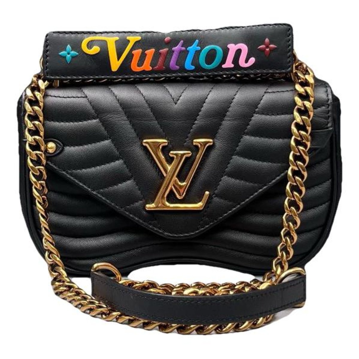 New Wave leather handbag