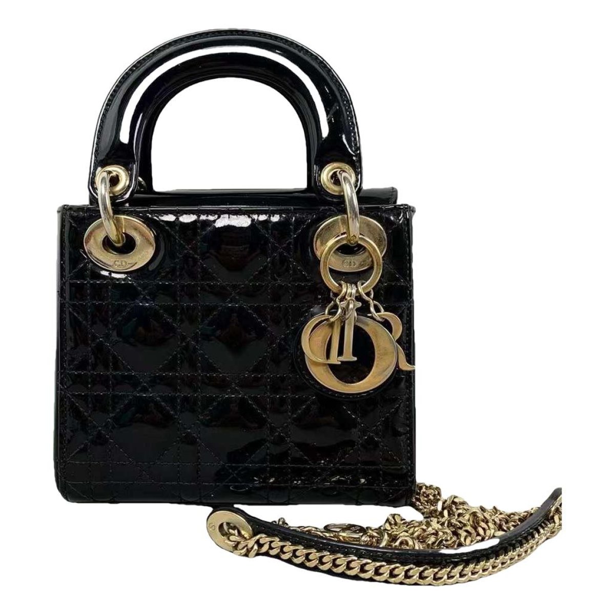 Lady Dior leather handbag