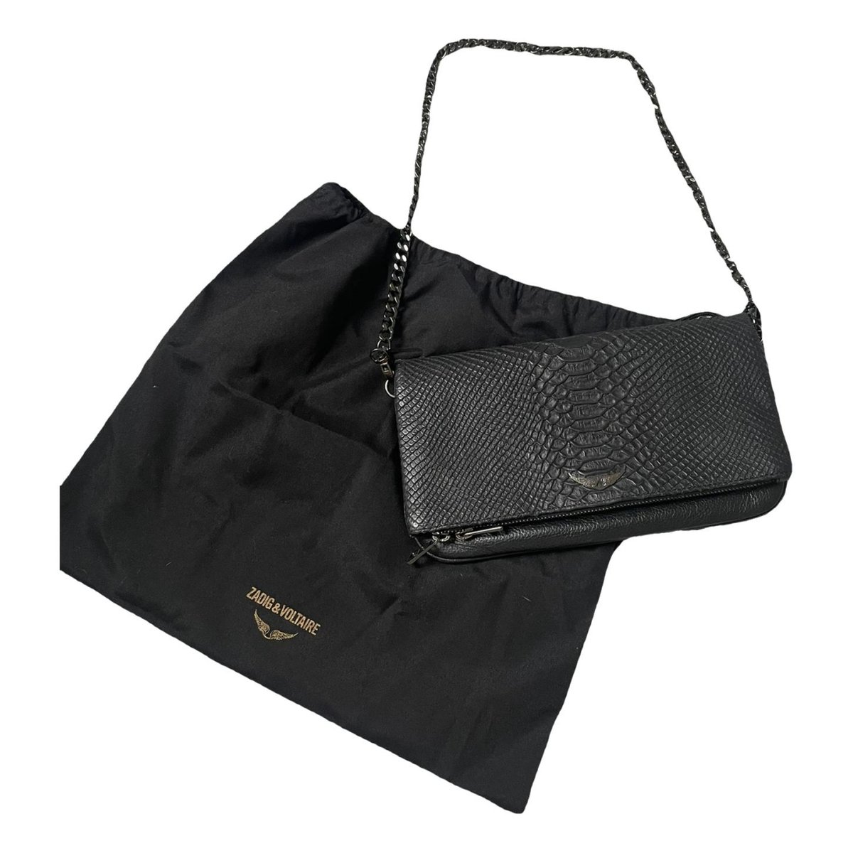 Rock leather crossbody bag