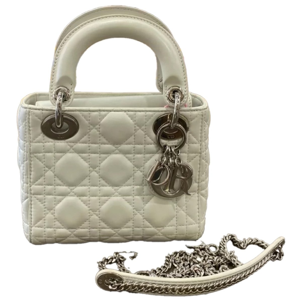 Lady Dior leather handbag