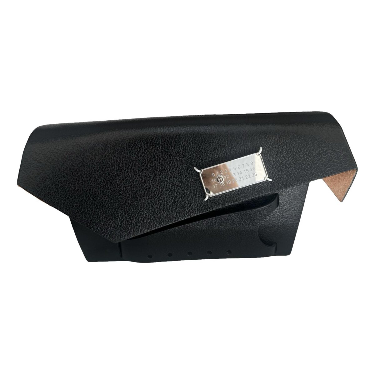 Snatched leather crossbody bag