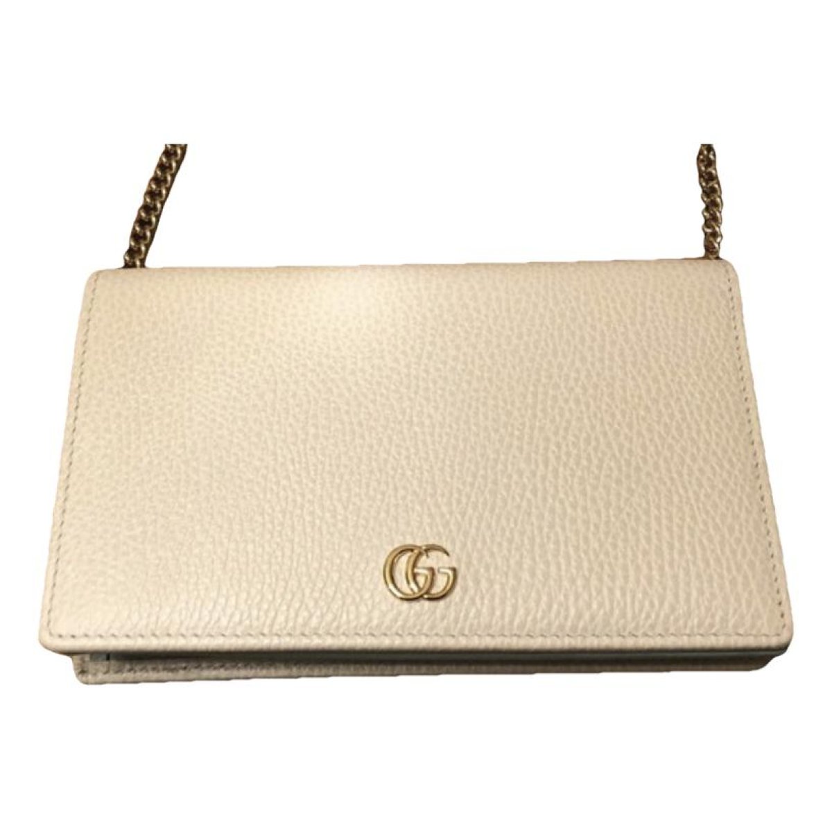 GG Marmont Chain Flap Wallet leather crossbody bag