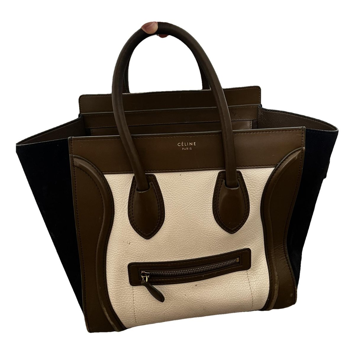 Luggage leather handbag