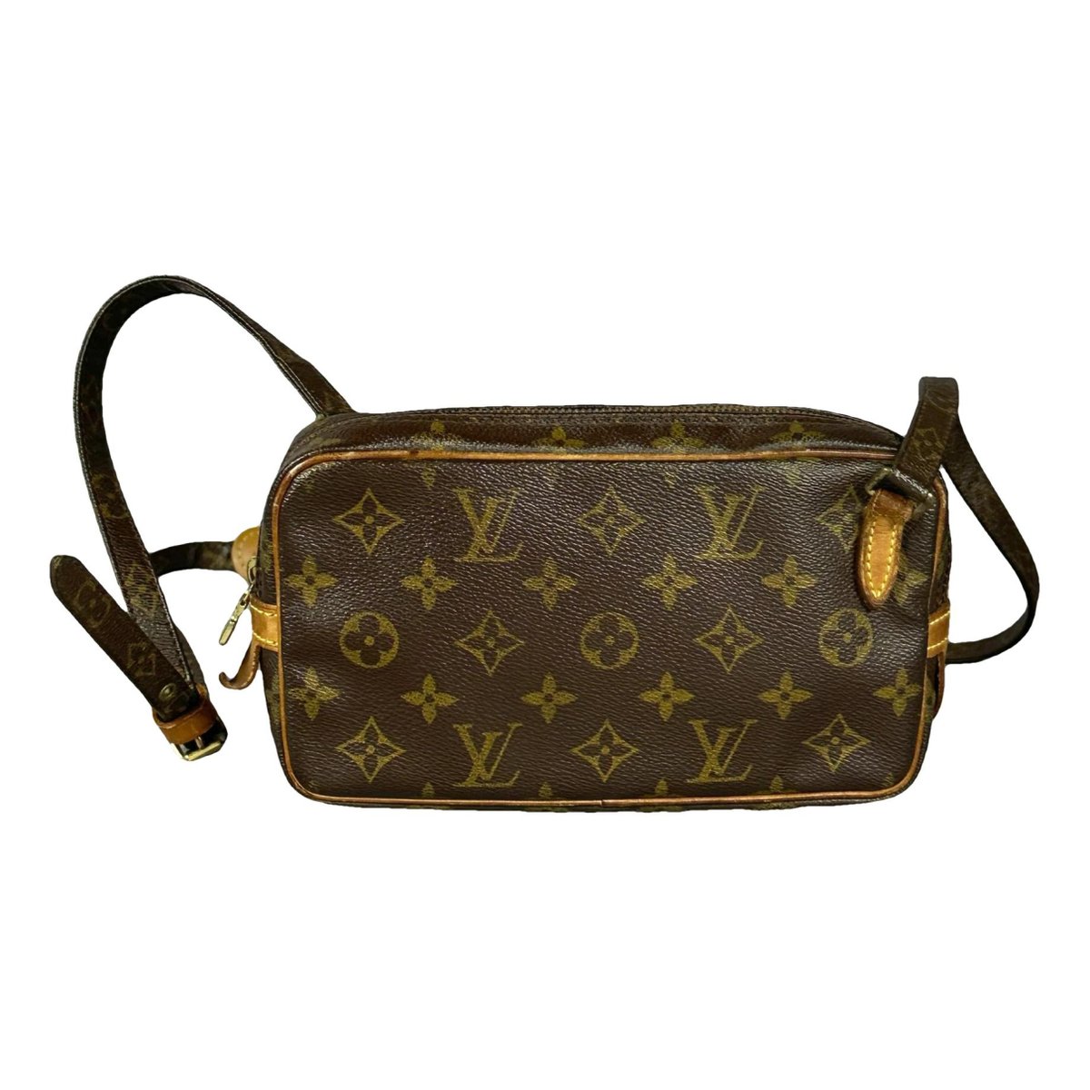 Marly vintage leather clutch bag