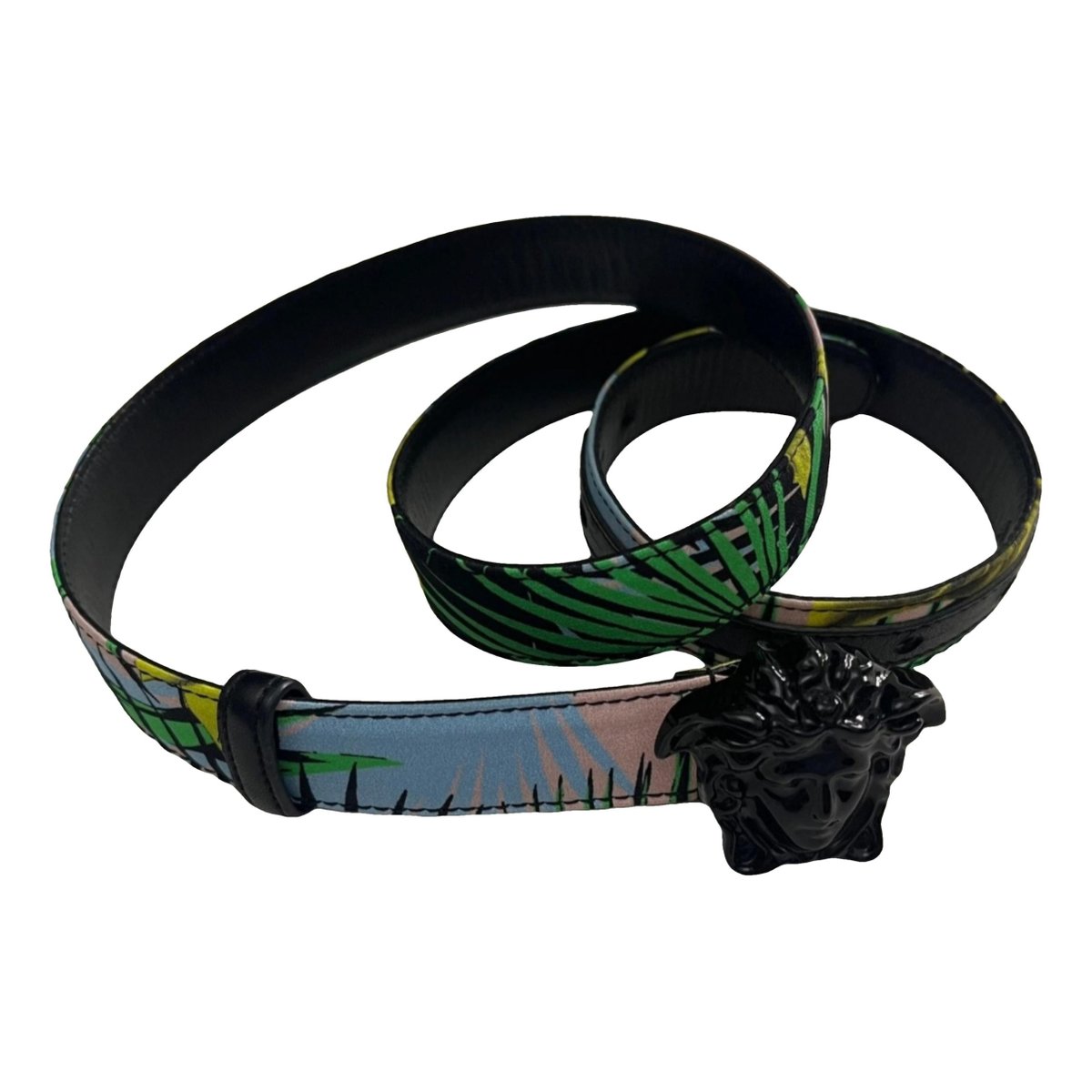 Medusa leather belt