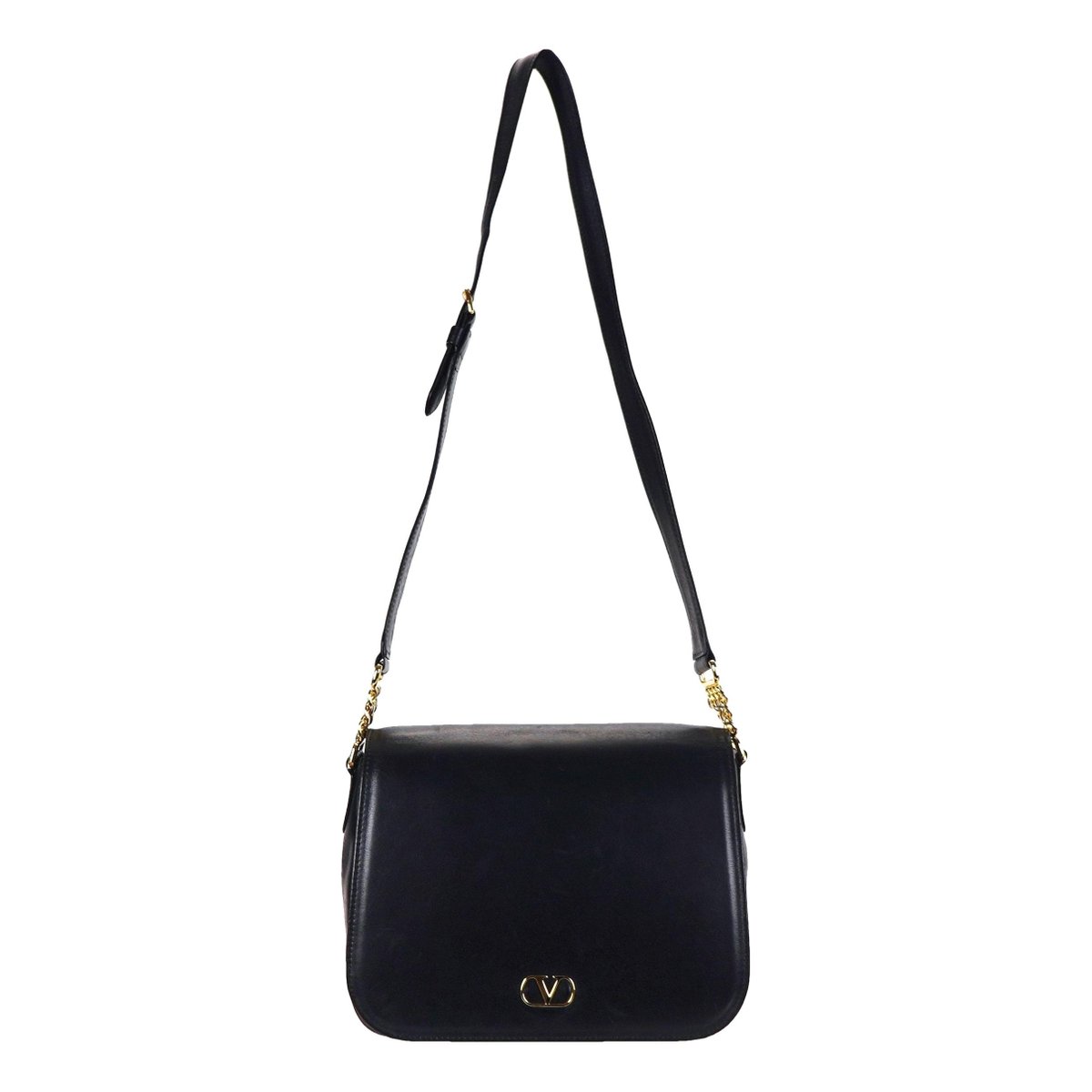 Stud Sign leather crossbody bag