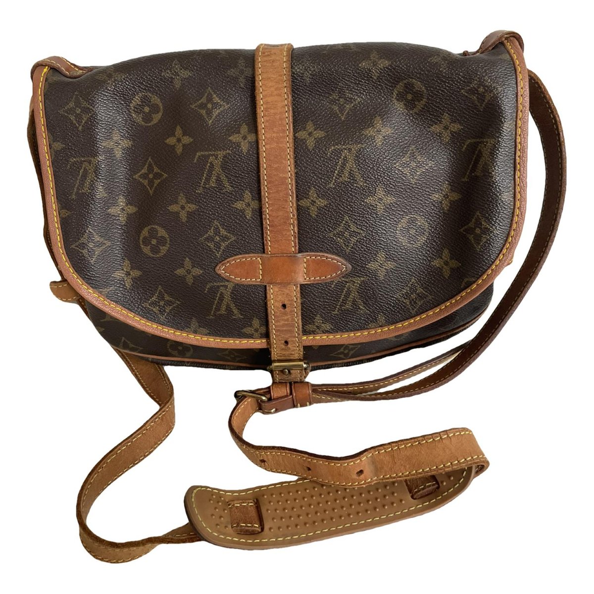 Saumur leather crossbody bag