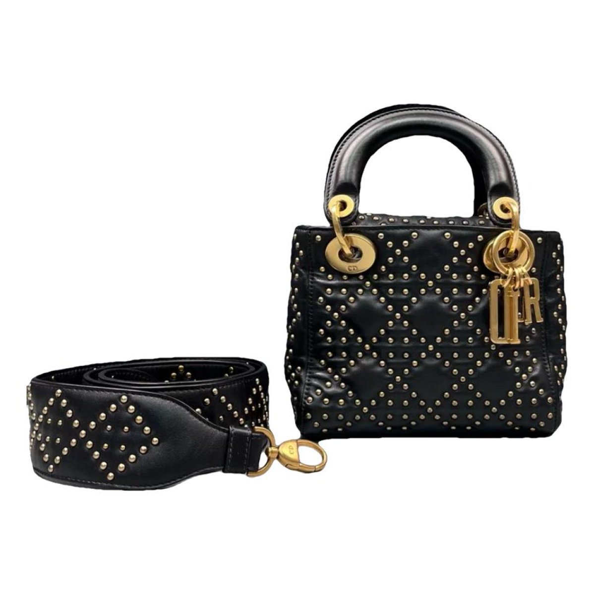 Lady Dior leather handbag