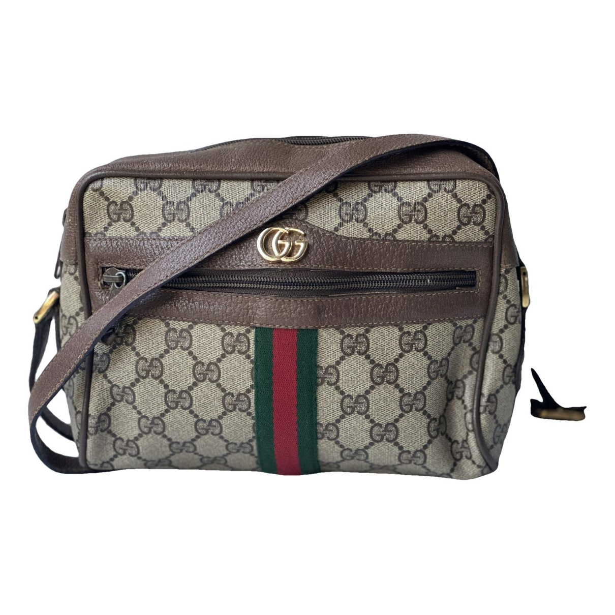 Ophidia leather crossbody bag