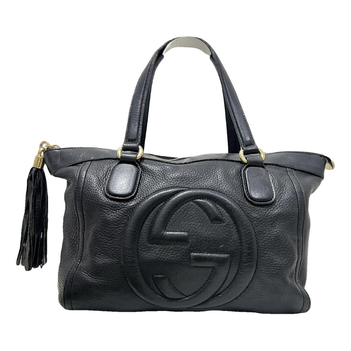 Soho Top Handle leather handbag