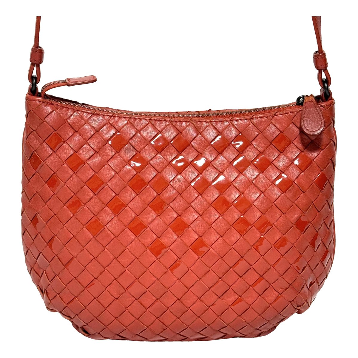 Loop leather handbag